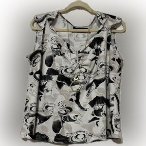 Picadilly Fashion black & silver top!